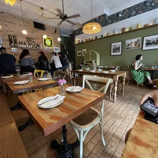 interior, sushi and sashimi