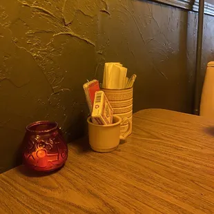 Table decor - cards provided