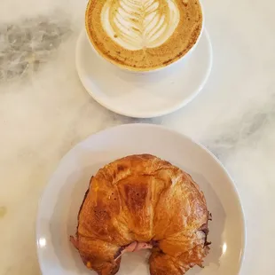 Ham and Cheesecake Croissant