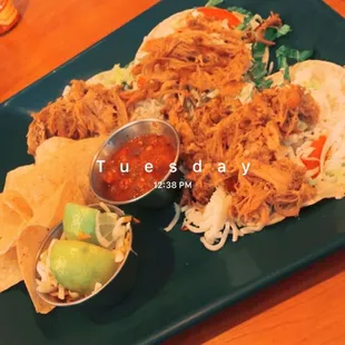Pulled pork tacos!