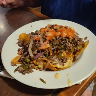 Cowboy Irish Nachos, best Irish Nachos ever.