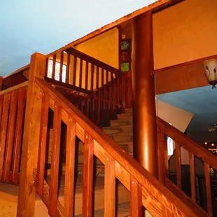 stairs leading to second floor