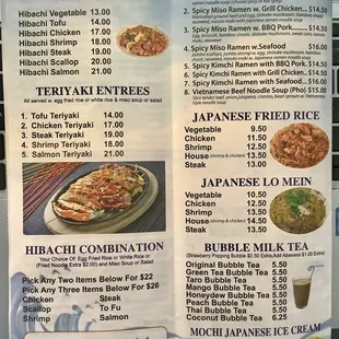 Menu as of 042423