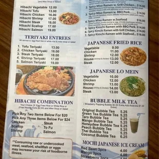 Menu as of 042722
