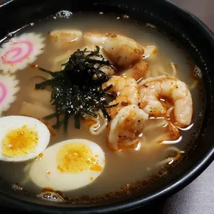 Seafood spicy miso ramen