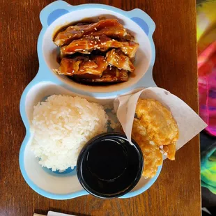 Kid&apos;s teriyaki chicken bento meal