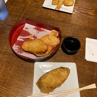 Large portion of tempura but a bit too greasy