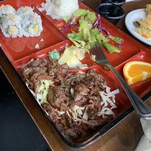 Beef  Bento