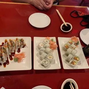 Rock n Roll, crunchy roll, spicy salmon roll