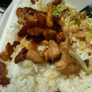 The chicken was good everything was good and good and the service