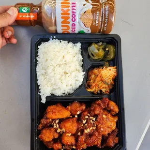 Dunkin donuts S&apos;mores $2.49 orange chicken bento $8.99