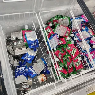 Frozen squeezable treats