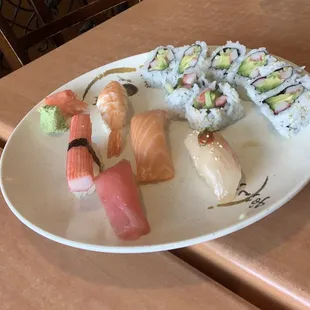 Lunch special sushi $8.00