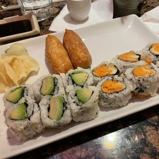 food, sushi and sashimi, sushi, sashimi