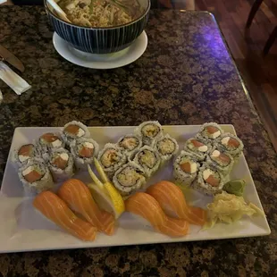 food, sushi and sashimi, sushi, sashimi