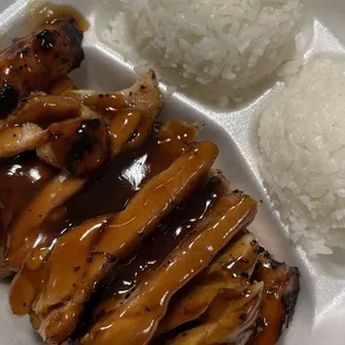 Their chicken teriyaki is delicious and their portions are good too