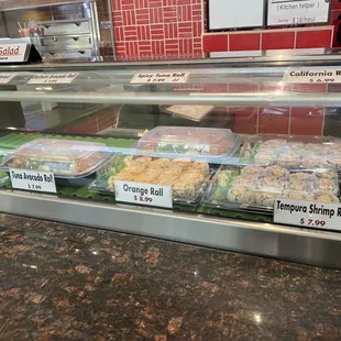 Sushi selection. Made fresh daily!