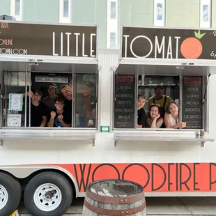 Pyro: noun
fire, heat, temperature
Pyro: noun
The Little Tomato staff who tend to the fire and bake your delicious pizza.