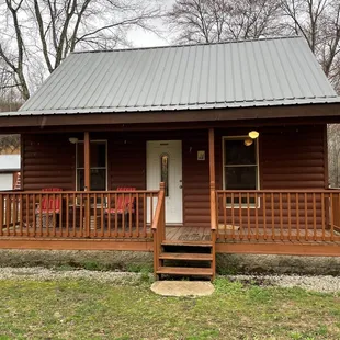 Two fish cabin we stayed in.
