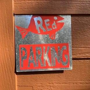 Red Fish parking