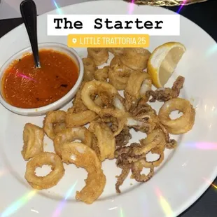Appetizer Calamari  &amp; Fresh Baked Bread