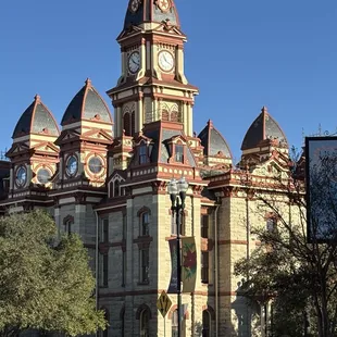 The county courthouse across the street from Little Trouble.