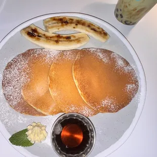 Brown sugar, banana pancakes