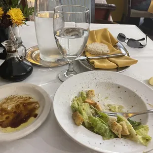 Caesar salad prepared table side!