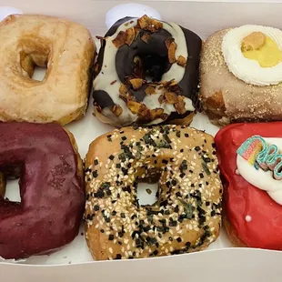 a variety of doughnuts