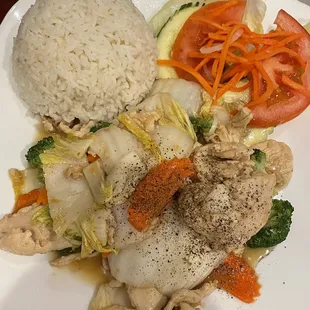 Chicken stir fry