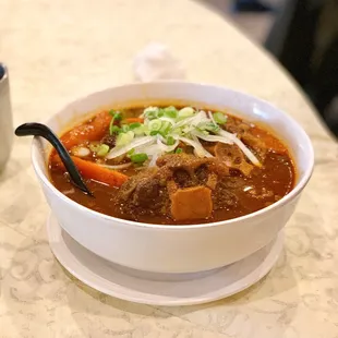 30. French Tomato Wine Ox Tail Noodle Soup