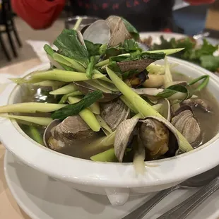 Off Menu: Lemongrass+Black Pepper+Clam soup