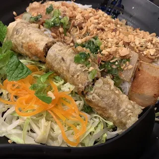 74. Veggie BBQ Pork and Egg Roll with Vermicelli