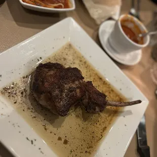Amazing Veal Chop just to much butter and oil