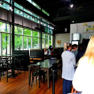 Quaint dining area with ample seating