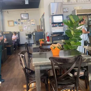 Inside of restaurant