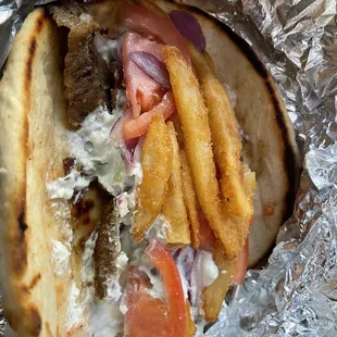 Beef Gyros "Greek Style"