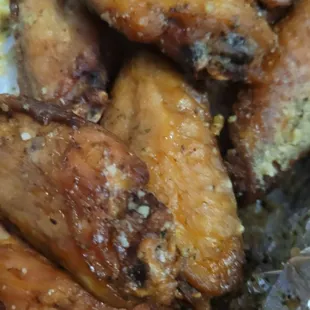 Garlic parmesan wings... thumbs up