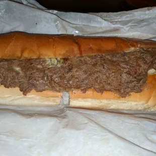 8" steak sub