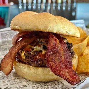 Naughty Bourbon " Burger