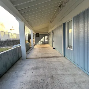 Left side of building you&apos;ll see the sign way down there