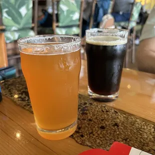 Jalapeño cream ale and Brown Porter