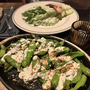Charred Shishito Peppers