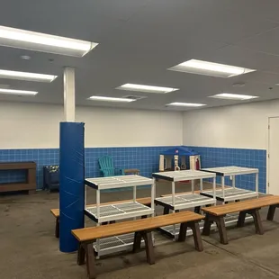 Ladies bathroom/changing facilities.