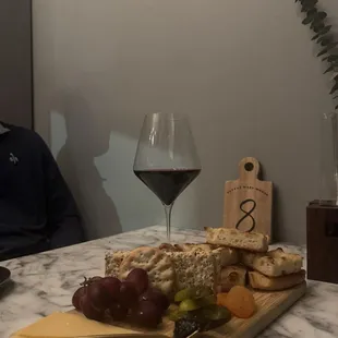 Gouda charcuterie plate with Lucas focaccia