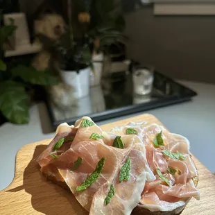 Prosciutto and Goat Cheese w/ Fig Jam