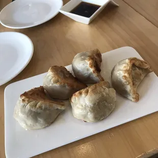 Pork potstickers ($6)