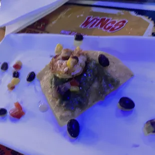 &quot;SHRIMP TOSTADA&quot; appetizer