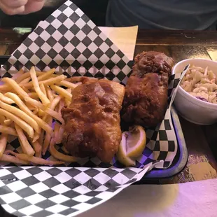 Fish n Chips (overcooked)