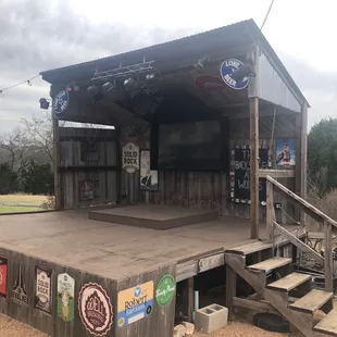 Cute outdoor stage